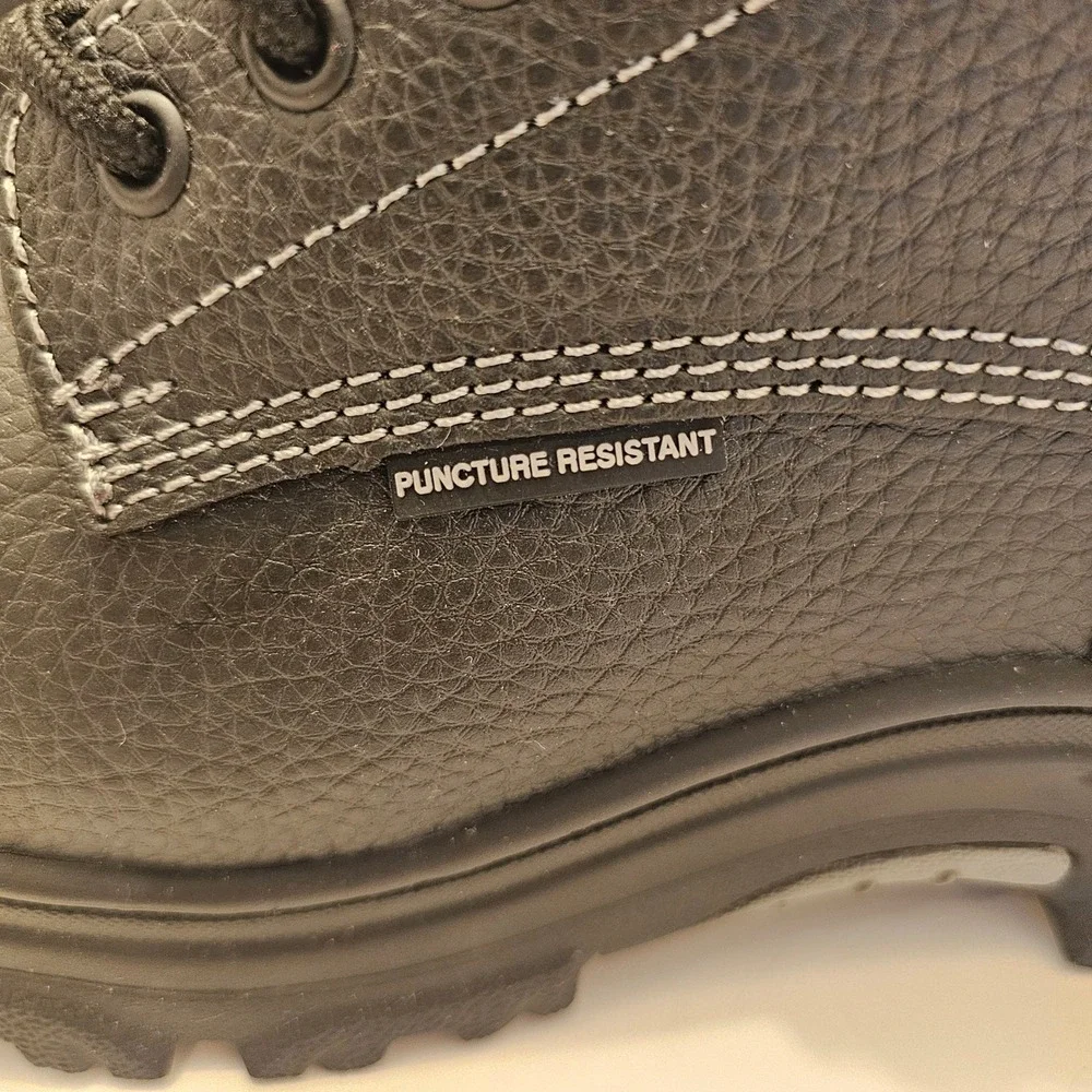 Skechers Work Mens Black Steel Toe Puncture Resistant Burgin Boots Wide Fit 9.5
